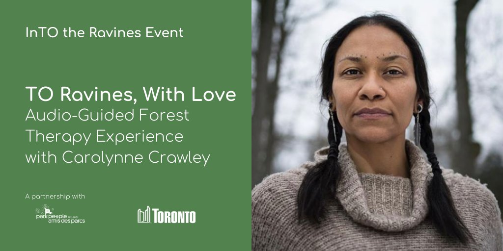Park_People's tweet photo. Sat. May 15 - 10:00 to 11:30 am
Join Forest Therapy Guide Carolynne Crawley from your local ravine, park, or green space to help you slow down &amp; build a deeper connection to nature.
Register now: https://t.co/N3DMh460Bx 
#InTOtheRavines #TORavines @PFRPartnerships @TorontoPFR https://t.co/IIC9bjP1Y3