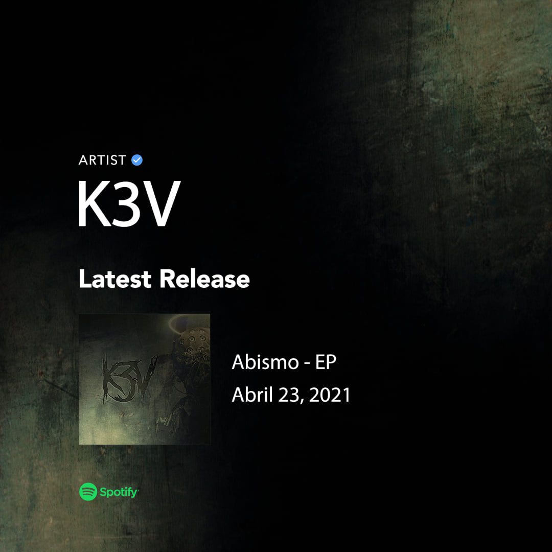 Rocktuver's tweet image. Lo nuevo del amigo #K3V! 🤟
Disponible en todas las plataformas!
]Youtube: youtu.be/i4ZiOv6BxaY
Spotify: open.spotify.com/album/0jkU6kvp…