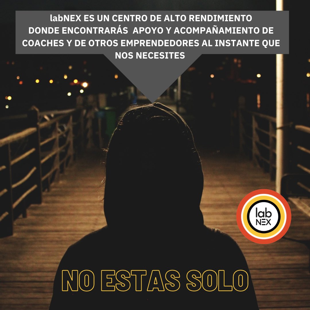 NO ESTÁS SOLO! Es difícil emprender, te entendemos y por eso, nos dedicamos 100% a todos aquellos emprendedores/as que quieran un acompañamiento continuo para tomar mejores decisiones y ejecutar mejor!Llegarás a tu meta!!Lo sabemos🚀únete gratuitamente a labnex.net