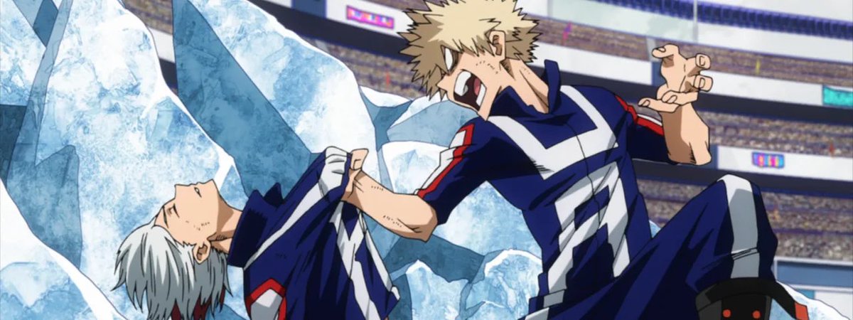 And Bakugo only goes completely batshit against Todo because Deku got him to use his fire(he’s an honorary member of the Bsquad fight me)At that point almost no one even /knew/ he had a duel quirk, so without Deku Baku conceivably could have enjoyed his victory