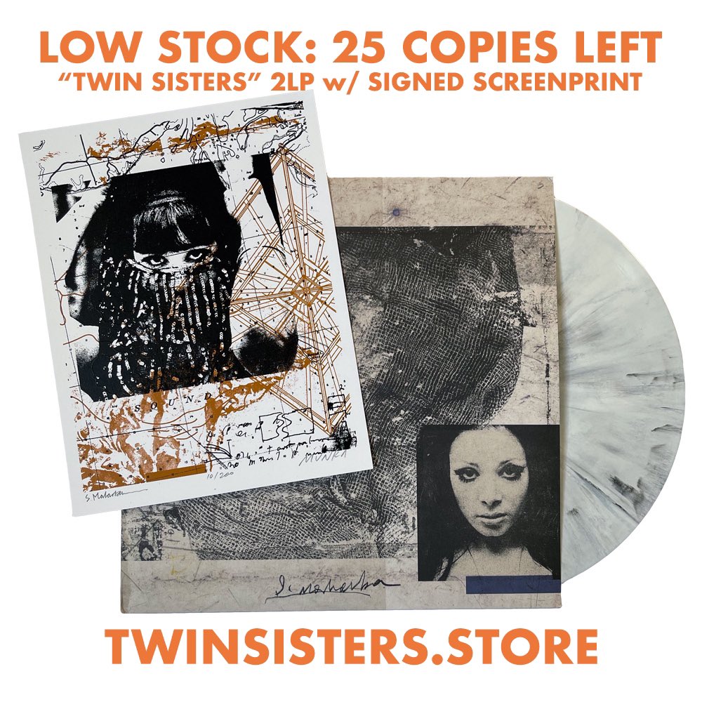 Down to the final stack of our “Twin Sisters” 2LP w/ signed screenprint — thank you to everyone supporting this project. TWINSISTERS.STORE /// <a href="/MIKESLOTT/">Mike Slott</a> @MonoXPoly <a href="/__SHIGETO/">繁登</a> <a href="/darealdibiase/">Dibiase</a> <a href="/Co_fee/">Co. Fee</a> <a href="/SWEATSONKLANK/">SWEATSON KLANK/TAKE</a> <a href="/theclonious/">the cloniOUs</a>