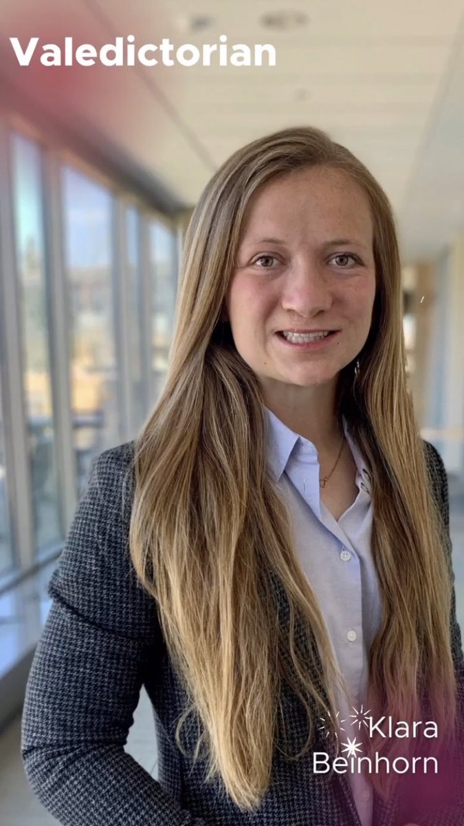 Very proud team moment ✨ Senior captain Klara Beinhorn was honored with being Valedictorian of Offut School of Buisness for the 2020-21 school year. We are so proud of you💕Klara plans to attend St. Thomas Law School next year! <a href="/klarabeinhorn23/">Klara Beinhorn</a>