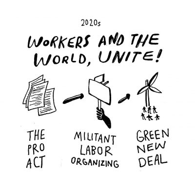 Only by building collective power can we beat the bosses, and rebuild our economy and ecosystem.But how?The same way ordinary workers and communities beat them to win the original New Deal: mass, militant labor organizing that fueled an explosion in unions and strikes