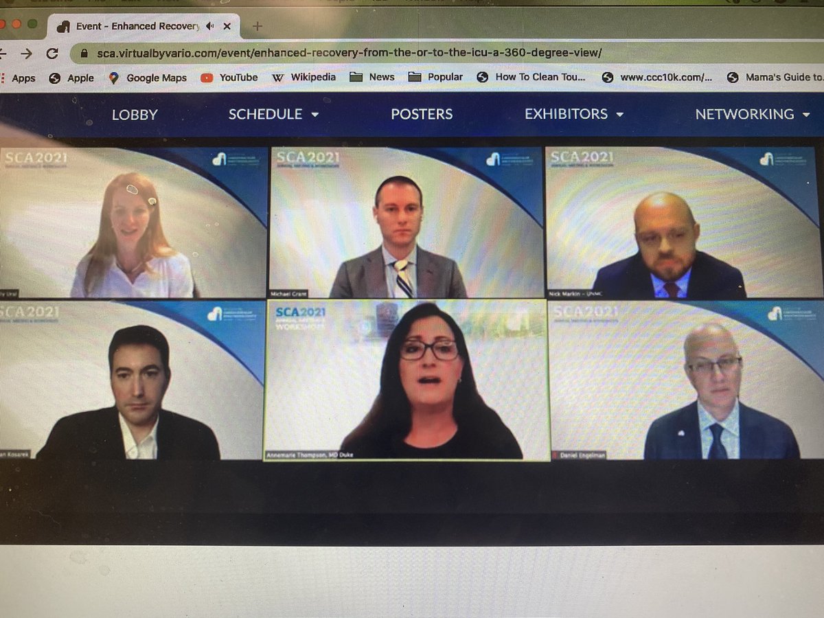 Had a great time moderating this #sca2021 session on ERAS with these fantastic speakers <a href="/amt_md/">Annemarie Thompson</a> <a href="/logankosarek/">Logan Kosarek</a> <a href="/danielengelman/">Daniel Engelman</a> <a href="/scahq_tas/">Thoracic Anesthesia Symposium | SCA</a>
