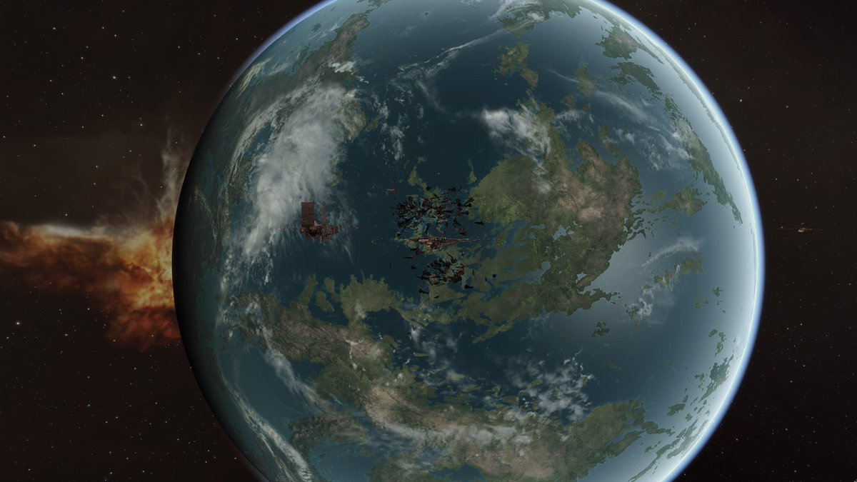 Last Goonswarm Keepstar outside of 1DQ1-A constellation is about to die! Another great milestone :) #tweetfleet <a href="/EveOnline/">EVE Online</a>