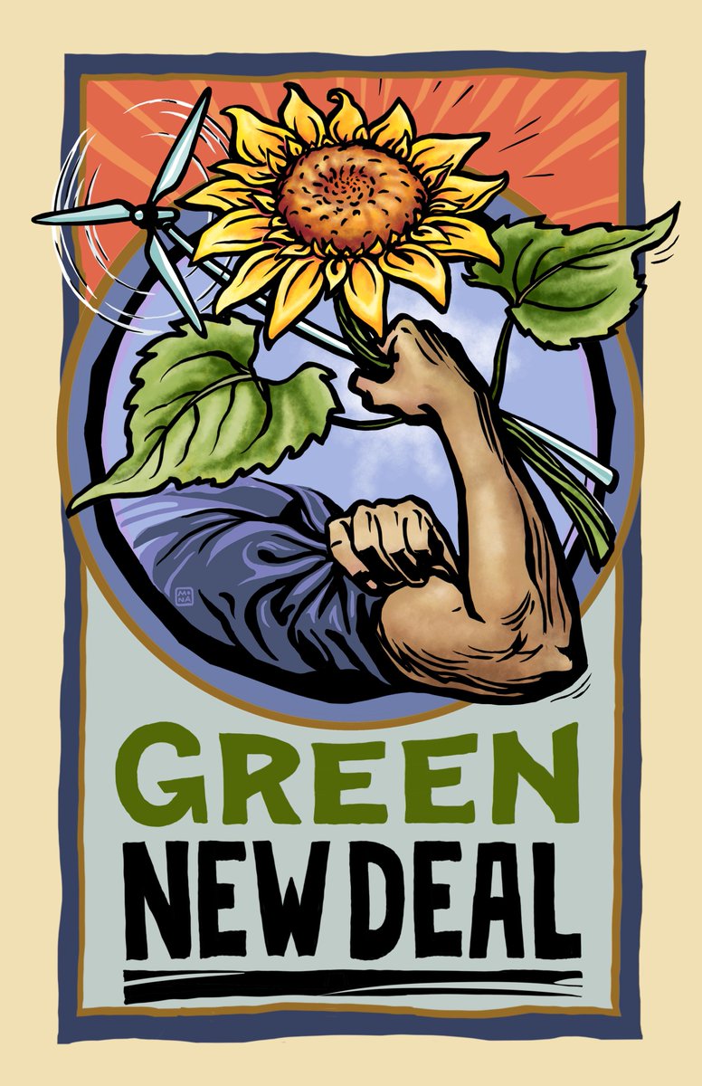 The PRO Act Makes a Green New Deal possible:Bosses know that a reinvigorated labor movement can reshape the economy and win a Green New Deal, the same way labor won the original New Deal. They've spent the last 90 years weakening labor laws.It's our turn to fight back.