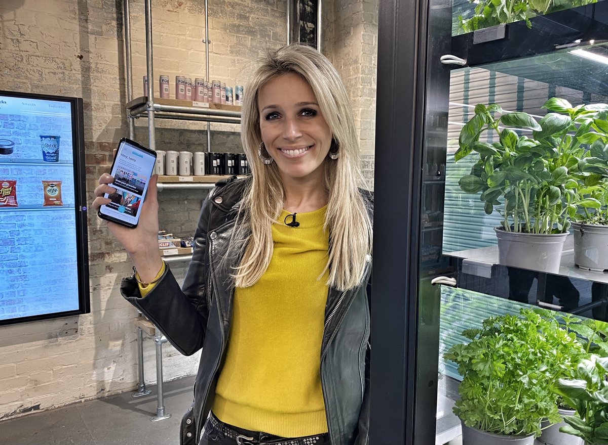 Use your smartphone as a remote control, pick veg from a vertical farm, use AR to find the food you like, try on clothes virtually, and more. Cornershop in Shoreditch is a concept store &amp; test bed for retail tech of the future. Filmed for <a href="/BBCClick/">@bbcclick</a> today.