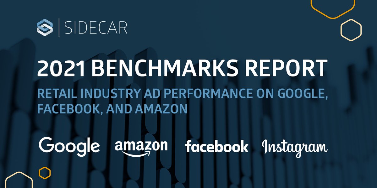 Our 2021 Benchmarks Report is here!

Get the report: bit.ly/3mXUCO4

We analyzed thousands of retail ad accounts to create this year's report. Now in its fifth year, the Benchmarks Report covers:

🛒5 ad platforms
🏷️ 16 retail segments
📅 3 monthly spend tiers