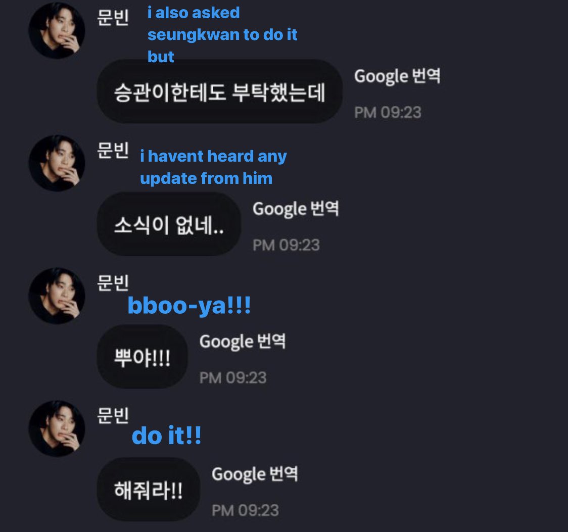 tinkswonu's tweet photo. moonbin astro talked about how did dino do the one challenge with him and he also asked seungkwan to do it but he hasn't heard any update from seungkwan 😂 https://t.co/f7oGnl9Nro