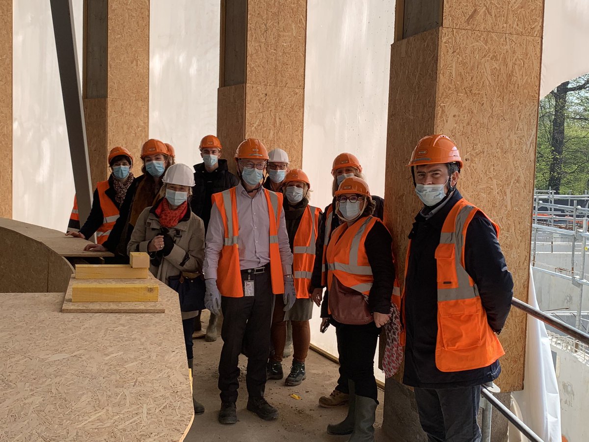 Rousselcec54's tweet photo. #batigere #bouyguesbatimentnordest
#coophlm 

Visite ce matin du futur Pôle thermal de Nancy avec l Équipe de #Batigere-Maison-Familiale ; merci à Marc Castel  et Matthieu Schneider de #BBNE pour leur accueil sur ce superbe chantier ! https://t.co/3WcKrJHOk7