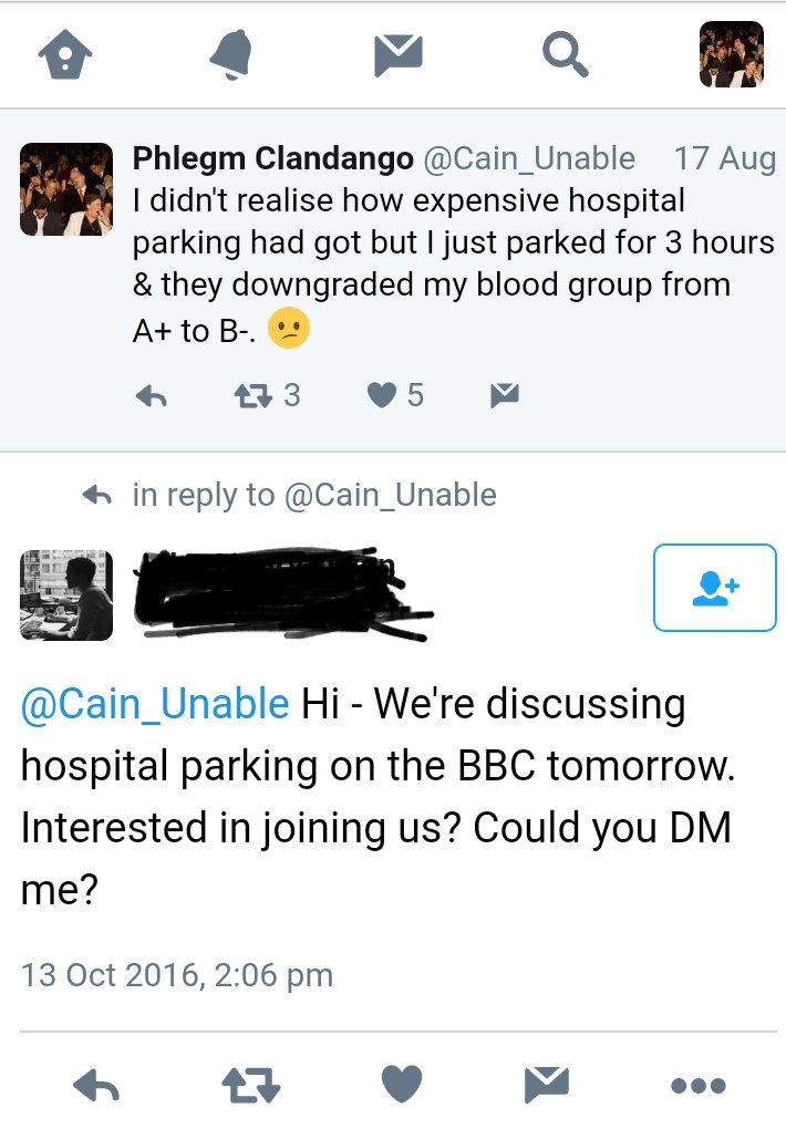 When your joke is so funny that no one gets it and journalists contact you.