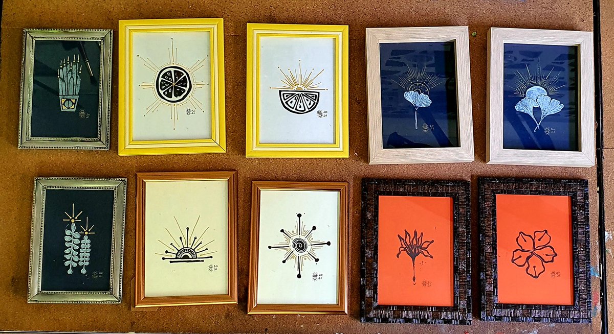 Morning, these ten tiny limited edition prints will be available via the unqueue platform from today.

unqueue.shop/store/the-indi…