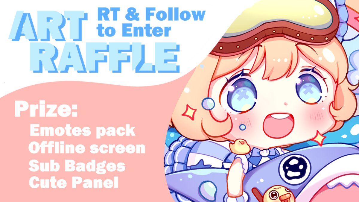 crbbie's tweet photo. ART RAFFLE
Are you a Vtuber looking for an artist to make art? Or simply wanting new art to collect. I literally encourage you to take your time to join this Art Raffle ♥ 
How to join:
Follow, like and RT this post
Ending: June 25
See more info in the comments below https://t.co/7Z3XmqFk3s