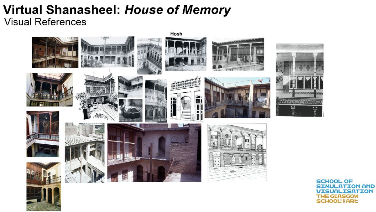 MariaEcoGl's tweet photo. .@basilalrawi's PhD @GSofASimVis with @Iraq_Archive on Recomposing the Archive: remediating memories of Iraqi diaspora in VR uses oral history interviews online &amp; aiming to recreate digital reconstructions of Houses of Memory integrating these #ImmersiveCH https://t.co/1LWOcoq4Su https://t.co/dl4v3KHCzO
