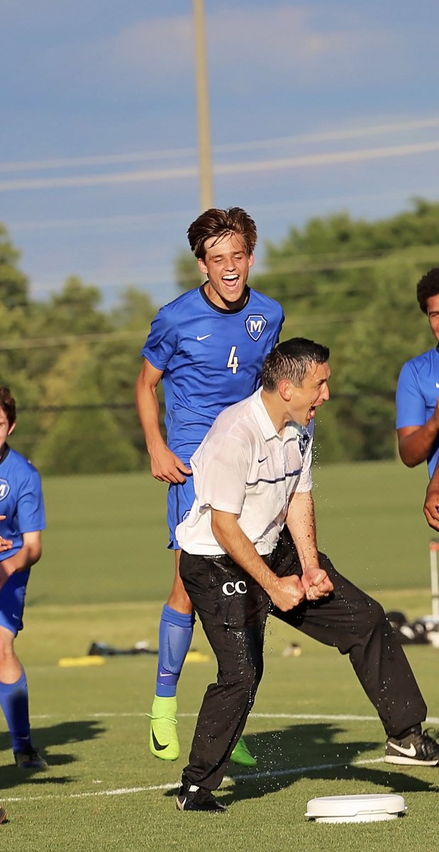 McCallieSoccer's tweet photo. Happy birthday to 2018 Steve George Award Winner (Times Free Press Player of the Year) ⁦@brocksta99⁩ ! First class finisher, student, and young man, and not too shabby at the surprise Gatorade bath. https://t.co/6phxq21Kl5