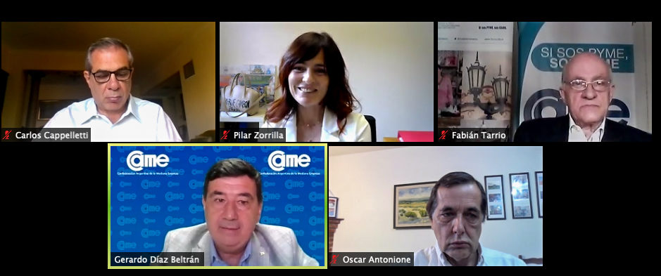 Apertura del webinar internacional Cambió el Mundo: cambió el consumidor. <a href="/gerardodbeltran/">Gerardo Díaz Beltrán</a> destacó: "Desde <a href="/redcame/">CAME</a> intensificamos el desarrollo e impulsamos el acceso a herramientas tecnológicas para que las pymes de todos los sectores puedan transitar el contexto actual".