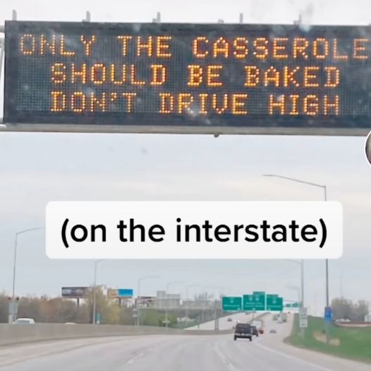 Iowa DOT sign for #420day #IowaDOT #OnlyinIowa