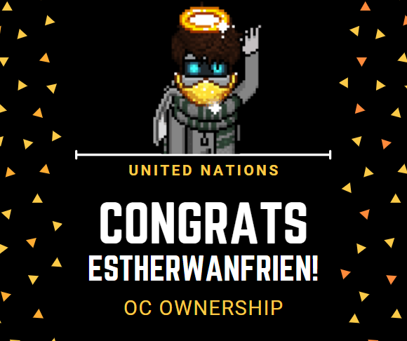 OfficialHabboUN's tweet photo. 🌟 Congratulations to @estherwanfrien for becoming our newest OC Owner! Keep up the good work!🌟 #habboun https://t.co/O1RnDdKdAe