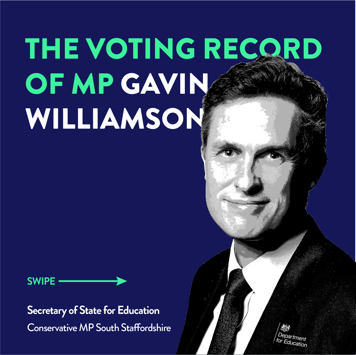 itsourdayuk's tweet photo. Seen as though he's trending for his media appearances and football concerns this morning, here's Gavin Williamson's voting record. https://t.co/byka1h1bxy