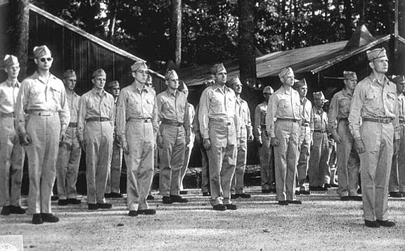 Their khaki uniforms were old and worn even before they began field training and exercises.(This picture is just to show a summer khaki uniform)