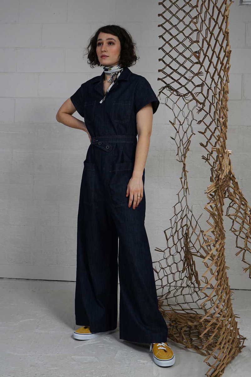 Comrags's tweet photo. Love it! A coverall in denim. Wide leg, big pockets, dropped shoulders, and buttons at the belt. Sure to sell out fast.

https://t.co/KcSdH2oBiK https://t.co/6OZsT0Mztz