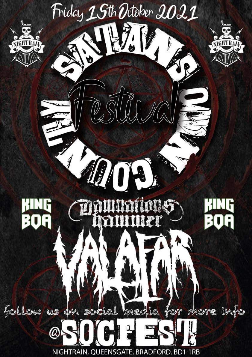 ‼️SOC FEST‼️ Rescheduled ➡️ NOW Friday 15th October 2021 ❌
Tickets available here ➡️ wegottickets.com/event/503660 #Supportlivemusic #SaveOurVenues #livemusic #Bradford