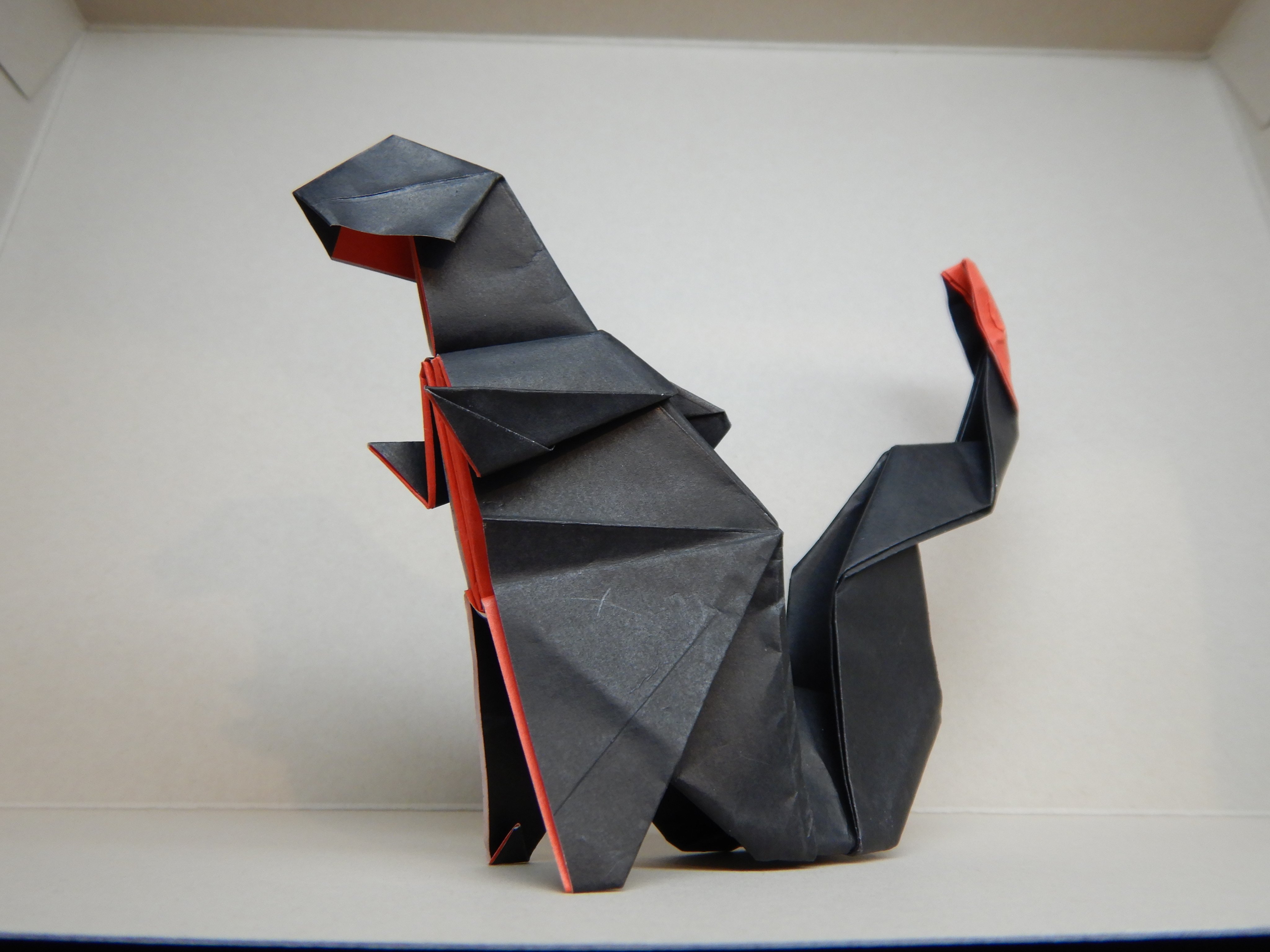 猫怪獣ノラ シン ゴジラ 折り紙 折り紙のゴジラ16の折り方を 作ってみました 正方形の紙1枚を使用します ハサミやのりは不要です 1 2 ゴジラ Godzilla 折り紙 Origami T Co Tj0okawzpo Twitter