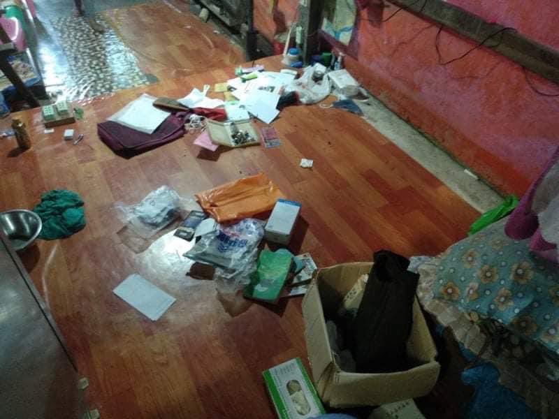 Pathein:Terrorists broke into &amp; vandalized the house of Activist Win Naing &amp; took docs away around 10PM on 19Apr. Patrolling the city with heavy troops every night to arrest &amp; vandalize like there is no law above them. #WhatsHappeningInMyanmar #Apr20Coup