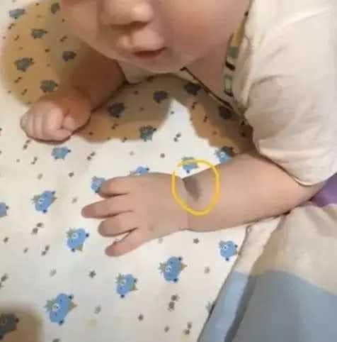 BurneeAriuka's tweet photo. Нохой нь хүүхэд нь болж төрсөн түүх:
Рэно нэртэй нохойгоо олон жил тэжээжээ. Хуримаа хийж нөхөрт гартал амьдралынх нь жаргал, зовлонтой бүх үе�� хамт байсан нохой нь өнгөрчээ.
Төд удалгүй бүсгүй төрөхөд Рэногийн сарвуу дээрх мэнгэ хүүхдийнх нь гаран дээр гарч ирсэн  гэнэ 🥰🐶 https://t.co/vq1n1c0iuV