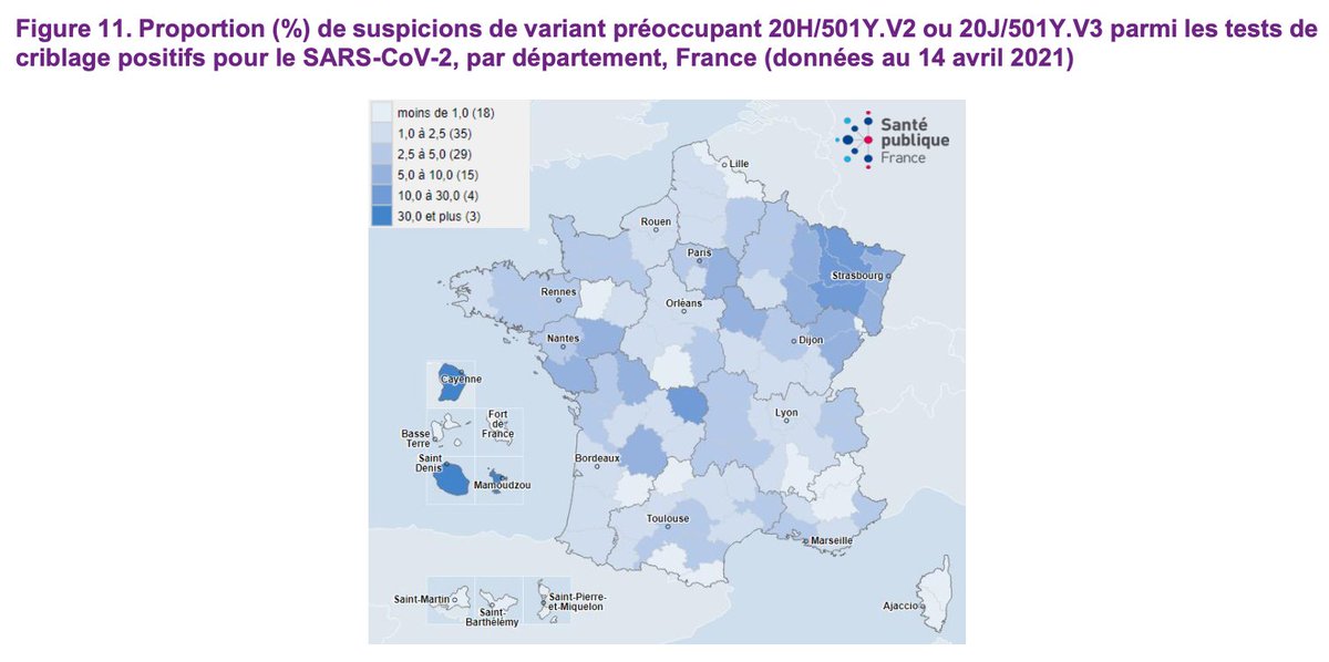 In east of France there is considerable B.1.351 circulation ( https://www.santepubliquefrance.fr/maladies-et-traumatismes/maladies-et-infections-respiratoires/infection-a-coronavirus/documents/bulletin-national/covid-19-point-epidemiologique-du-15-avril-2021) as well as a mix of AZ and other vaccines ( https://www.lexpress.fr/actualite/societe/faut-il-administrer-le-vaccin-astrazeneca-en-moselle-les-contradictions-des-autorites_2148737.html), so worth watching emerging data from here. 9/