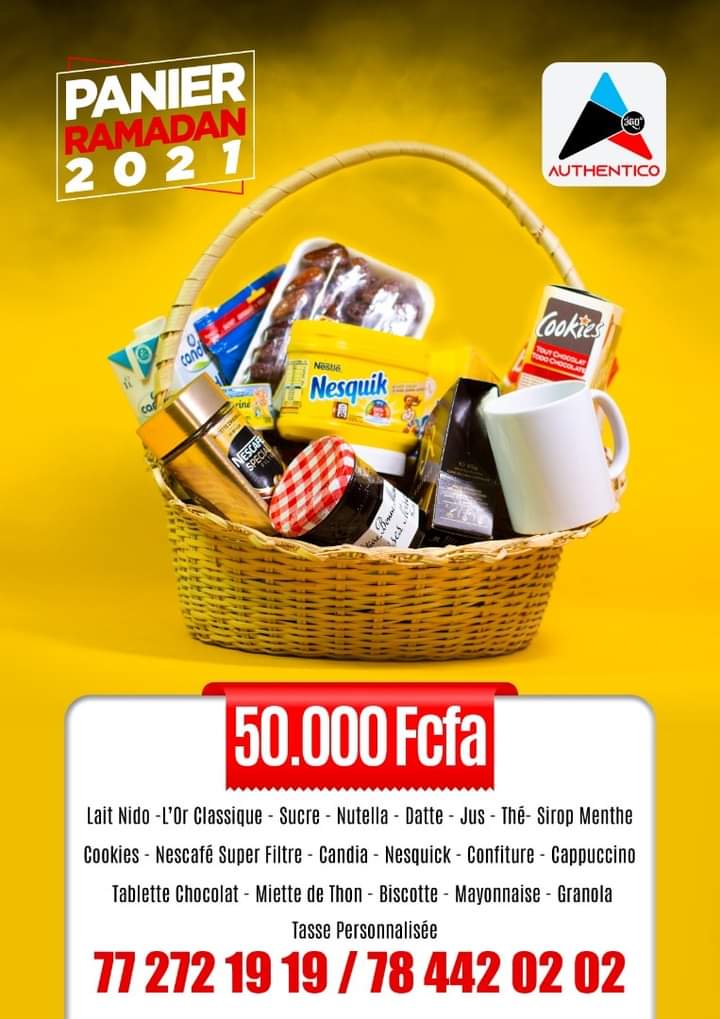 Authentico_sn's tweet photo. Tannal sa boula nékh, téral ci kila nékh !
Amna bou #10_000_F, #15_000_F, #25_000_F #35_000_F ak bou #50_000_F.
WhatsApp https://t.co/B8RRtEIU2D Web https://t.co/73yglH5BWY
Contact : 77 272 19 19
.
.
.
.
.
#Authentico #panierndogou #ramadanmubarak #ramadan2021 #Kebetu #tl221 https://t.co/CRjaPkvLxy