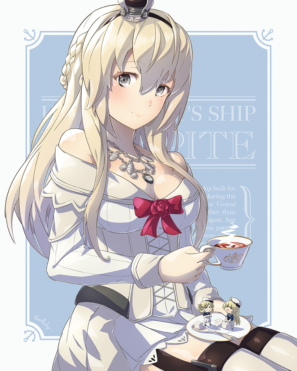 曙(艦これ) 「#ド直球に言いますがフォローしてください 
艦娘描いています。よろしくお願いしま」|アーサー⚓🇬🇧のイラスト