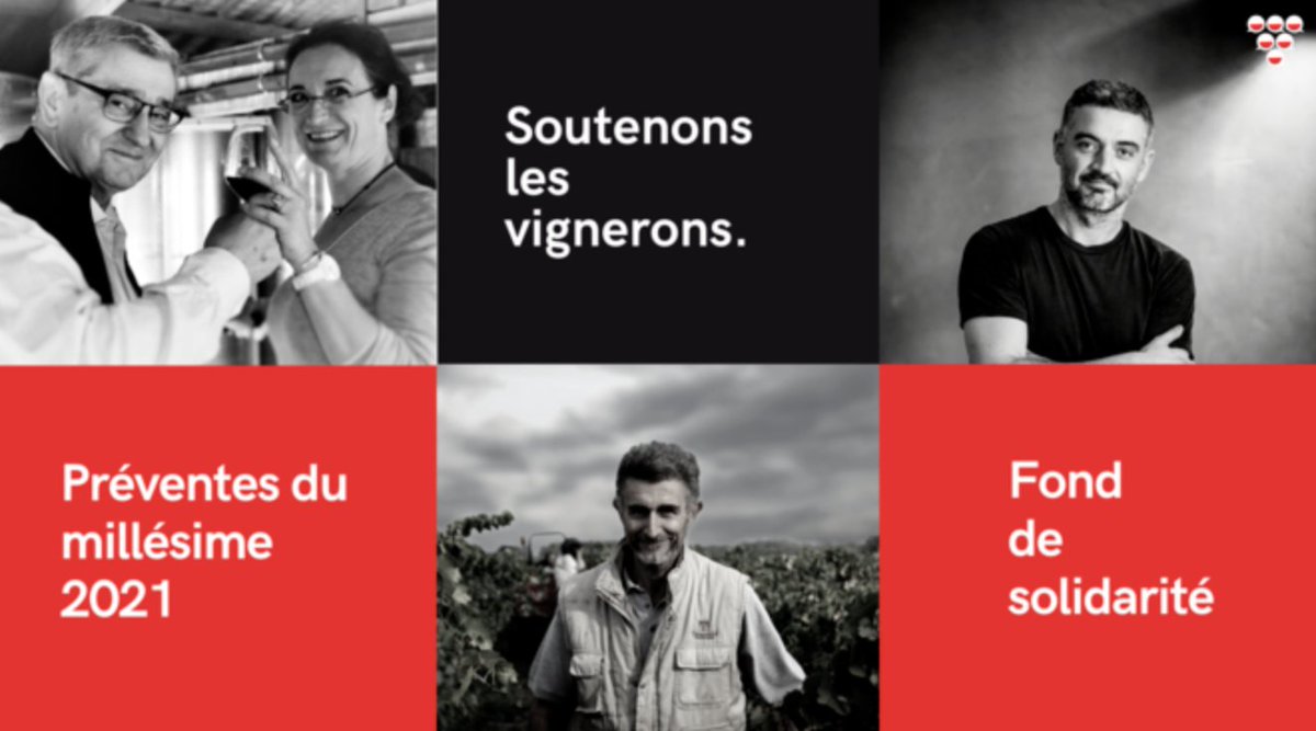 FermeDigitale's tweet photo. #Solidarité #Gel - Face à l'intensité de l'épisode de gel, @lesgrappes, avec le soutien de @MiiMOSA_fr, lancent un fonds de solidarité pour venir en aide aux vignerons 🇫🇷. En soutenant 12 vignerons, c'est à tout une filière que vous déclarez votre flamme💚 https://t.co/iNofjP5dKG https://t.co/5toQuvTY9j