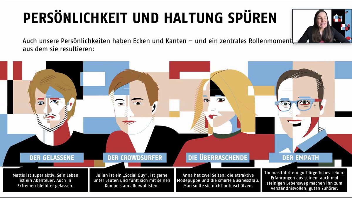 Lisa Krick von #MetaDesign zeigt, wie ausgefeilt die Stories hinter Personas in der strategischen Markenkommunikation sein können und wieviel Spaß die Entwicklung machen kann. metaprofiler.com #HDSBremen