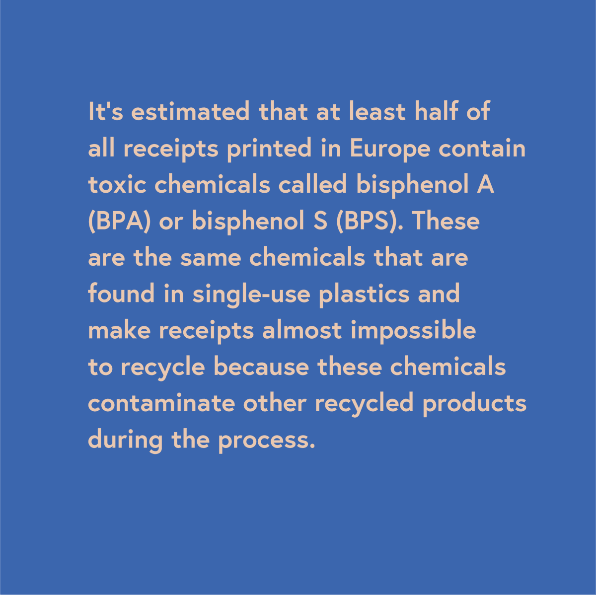 beatthereceipt's tweet photo. Did you know that it's impossible to safely remove BPA and BPS from thermal paper? 

By throwing receipts in the recycling bin, we're actually doing more harm than good 🤯 https://t.co/nHlAIw6NHW