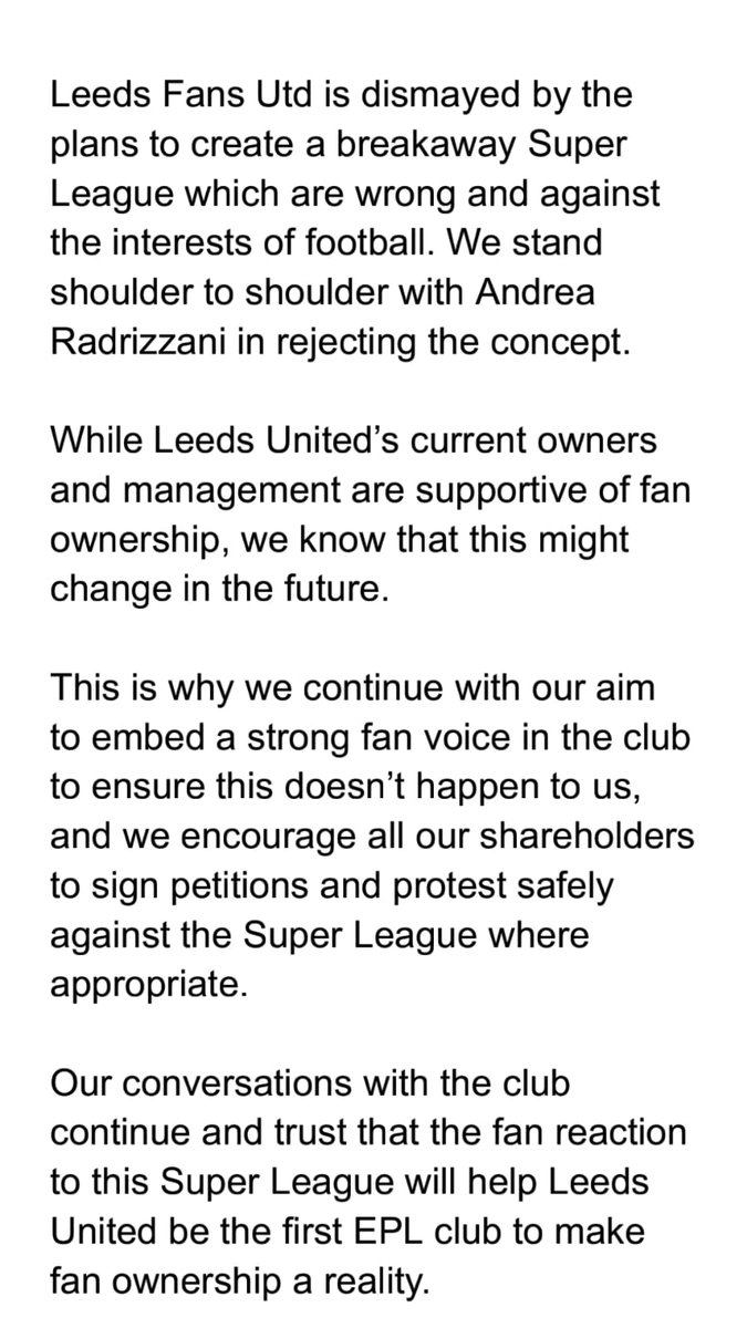 Leeds Fans Utd (@LeedsFansUtd) on Twitter photo 2021-04-20 09:55:39