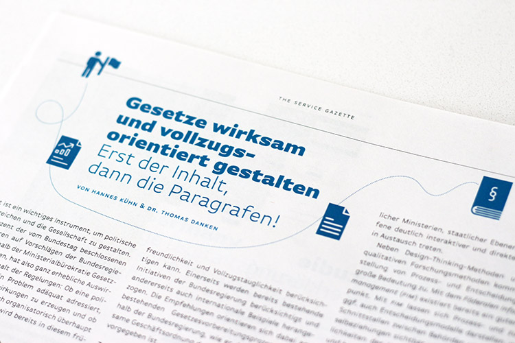 Gesetze wirksam und vollzugsorientiert gestalten – <a href="/kuehn_hannes/">Hannes Kühn</a> und <a href="/ThomasDanken/">Thomas Danken</a> schrieben für die #ServiceGazette warum in der Gesetzesgestaltung erst die Inhalte, dann die Paragrafen kommen müssen.

Jetzt ist ihr Beitrag auch online zu lesen: medium.com/public-service…