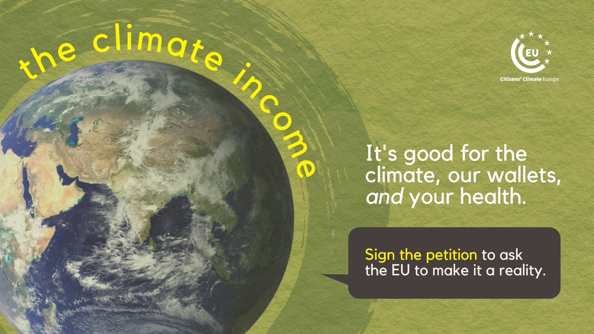 ClimateIncome's tweet photo. Don't be idle this Earth Week! Show your support by signing this European Climate Income petition today: https://t.co/OSDTdZvzLg
#ClimateIncome #EarthWeek2021 https://t.co/1hG0Xcatqc