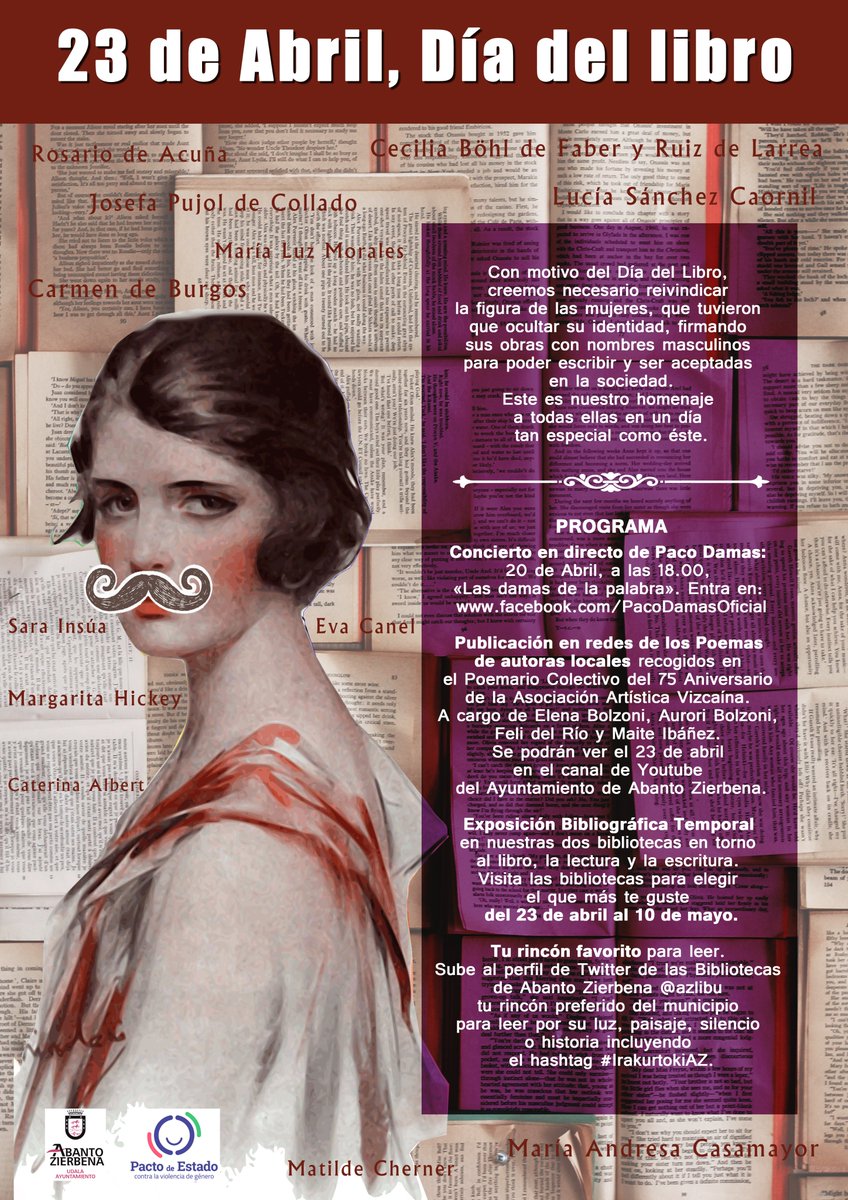 AbantoZierbena's tweet image. 📖📚📜 El Ayuntamiento de Abanto Zierbena, ha organizado la programación con motivo del Día del Libro, que se celebrará el próximo viernes, 23 de abril.

👇