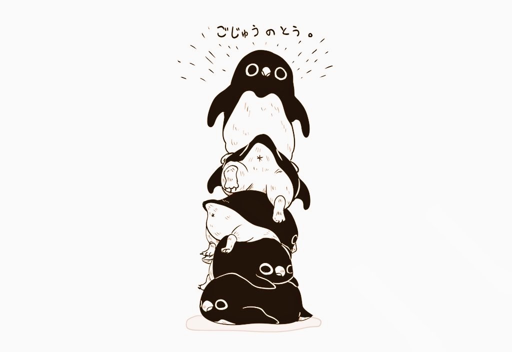 アデリーペンギンの可愛さに虚無と狂気を添えたものを描いてます???
#私の作品もっと沢山の人に広がれ祭り 