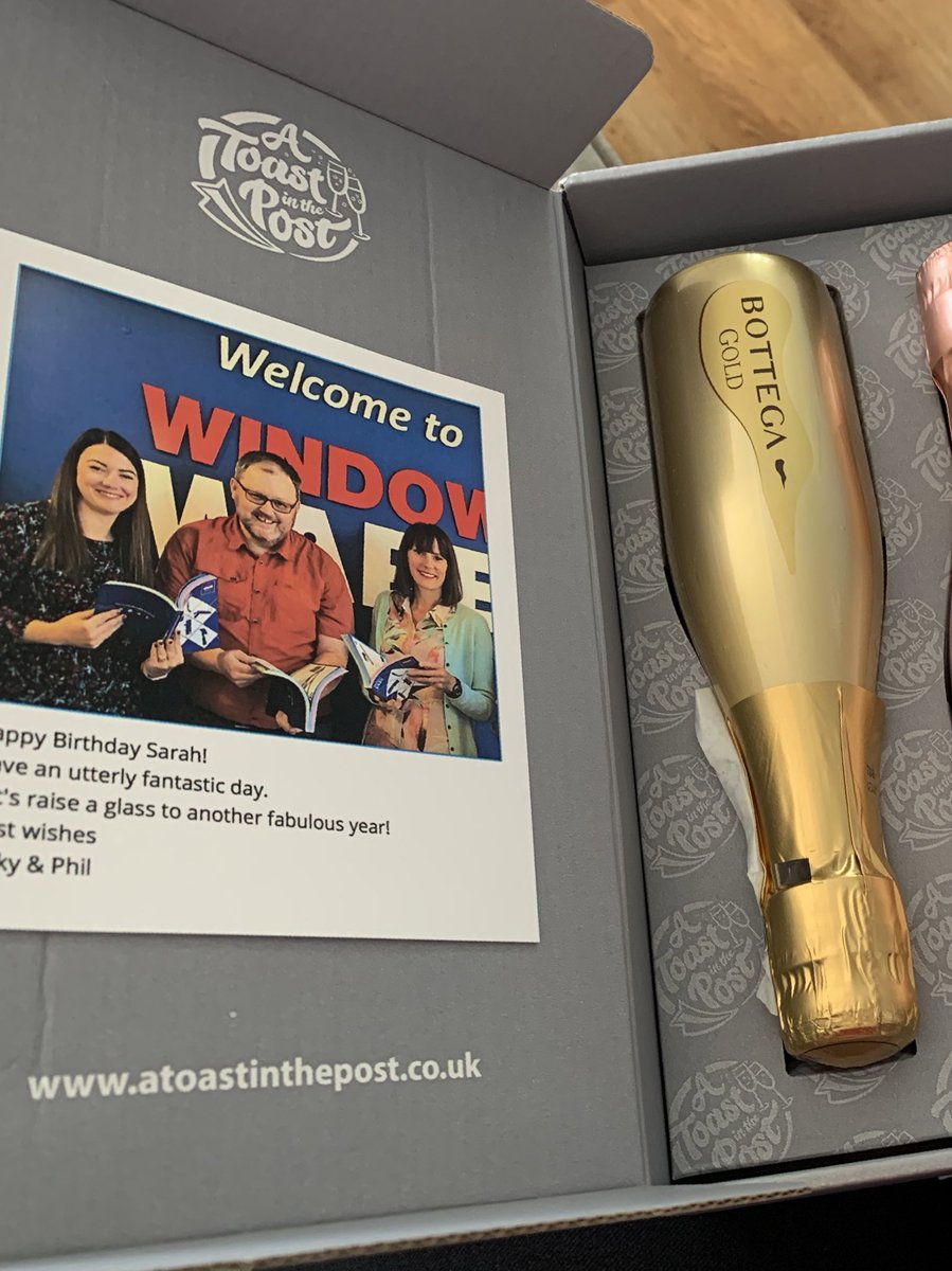 Aah what a lovely surprise from my team, these are going straight in the fridge! #teamwork #lovemyteam