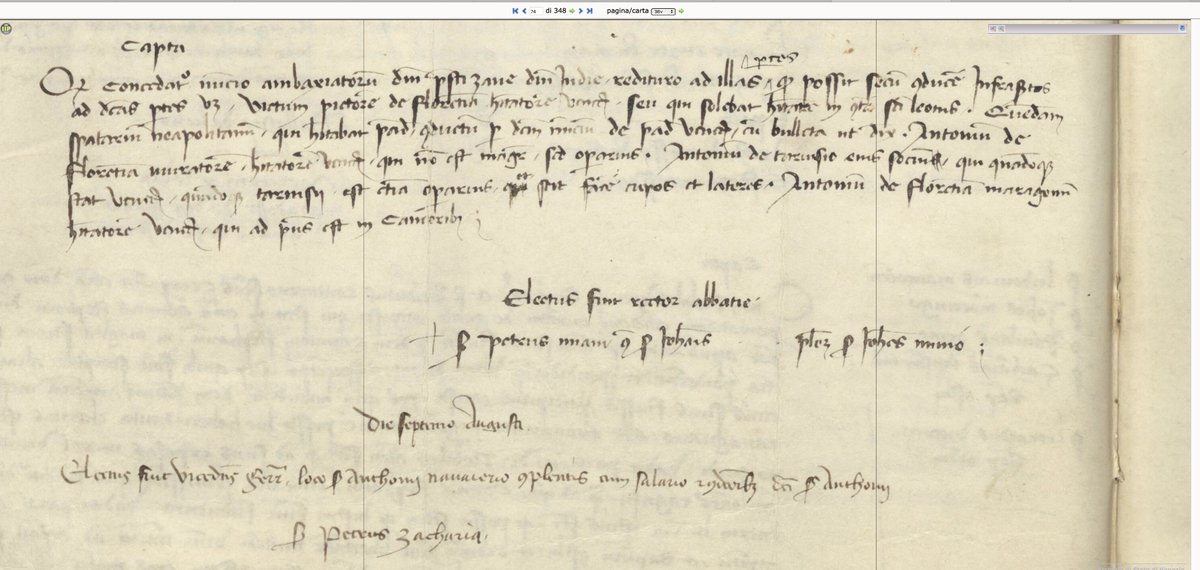 13/ to take 5 craftsmen with him to Ethiopia: a painter, an armourer, a builder, a tilemaker & a carpenter. (Venice was v interested in establishing good relations but hesitant to send local workforce halfway across the known world: all 5 were immigrants, most from Florence).