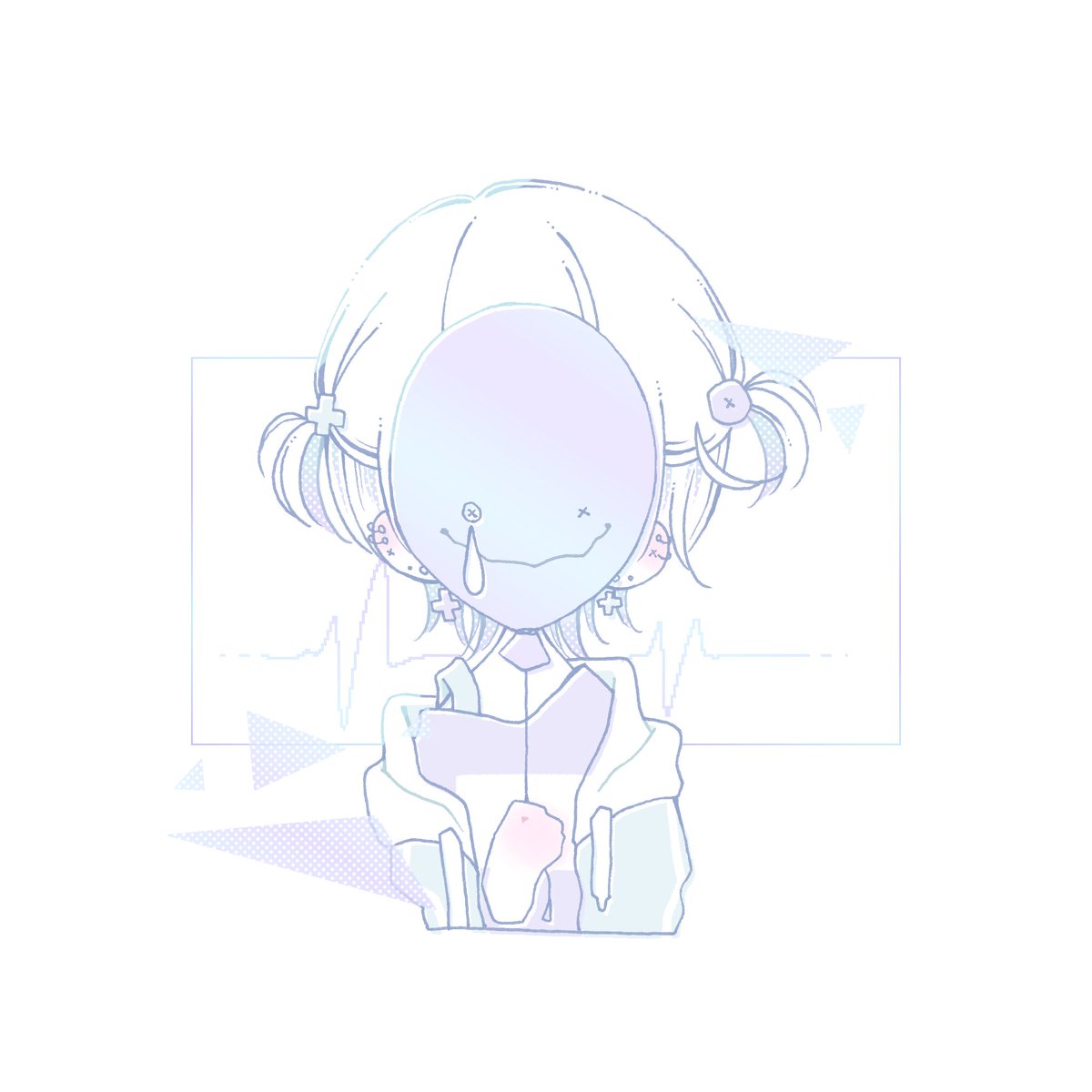 シンクロ てふてふのイラスト