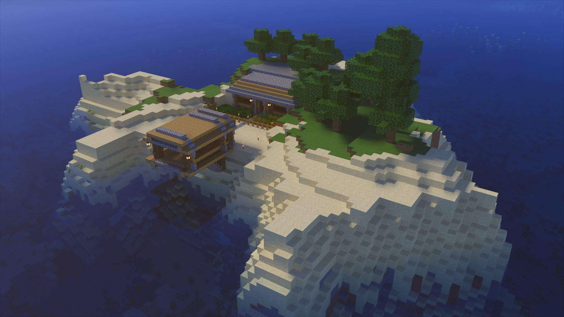 こぐまぷろ Kogumapro 孤島に村人を二人招待して 仮拠点の前に村人の家兼交易所兼畑を作りました サバイバル建築クラブ Minecraft建築コミュ マインクラフト Minecraft バニラ建築学部 T Co 3cdv7yfld7 Twitter