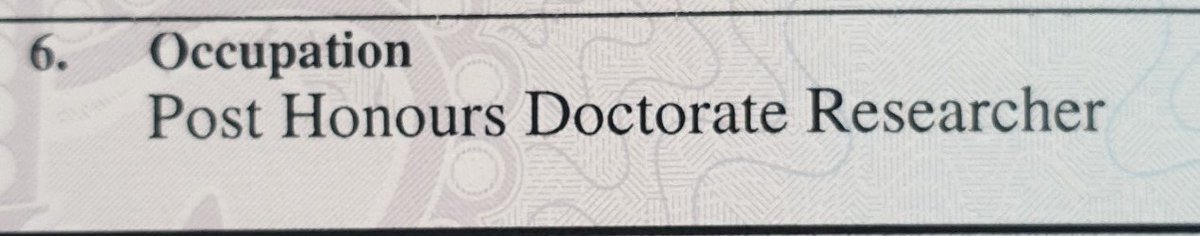 MarkB7612's tweet photo. My better half went to register the birth of our new baby boy today.
I'm guessing the Registrar wasn't sure about the PhD acronym and just had a stab in the dark 🤣
#PhDlife
#PostHonoursDoctorate https://t.co/WGsdtGBqVk