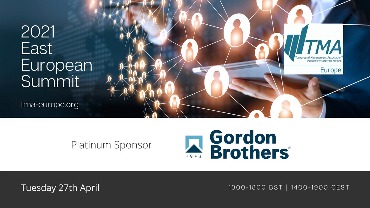 The 2021 East European Summit is next week. Join us for this interactive, connected and value-packed half day event. Take opportunity to meet our experts hosting a TMA Connect roundtable bit.ly/3lJKxn5
#EasternEurope #restructuring #turnaroundmanagement #business