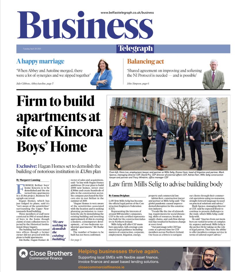Emma Deighan (@emmadeig) on Twitter photo Todayās <a href="/BelTel_Business/">BelTel Business</a>: <a href="/HaganHomes/">Hagan Homes</a> to build Ā£1.8m worth of properties on Kincora Boysā Home site, plus big interview with <a href="/abbeyautoline_/">AbbeyAutoline</a> chief Julie Gibbons on the personal and commercial insurance landscape Todayās <a href="/BelTel_Business/">BelTel Business</a>: <a href="/HaganHomes/">Hagan Homes</a> to build Ā£1.8m worth of properties on Kincora Boysā Home site, plus big interview with <a href="/abbeyautoline_/">AbbeyAutoline</a> chief Julie Gibbons on the personal and commercial insurance landscape
