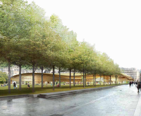 Alors faisons un bilan :-La mairie n’est jamais claire sur les chiffres qu’elle communique -Les halles était un espace vert plus grand et fleuri que le jardin actuel-Le bilan arbres est négatif: 9 arbres en moins (461 vs 470)-La mairie a abusé de visuels greenwashing13/14