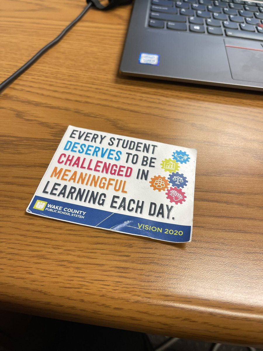 addys_dad's tweet photo. Greeted this morning with a friendly reminder! Someone that may never say it is counting on you! Make it a great day Tweeps! #EveryStudentEachDay https://t.co/LMY03uwUWd
