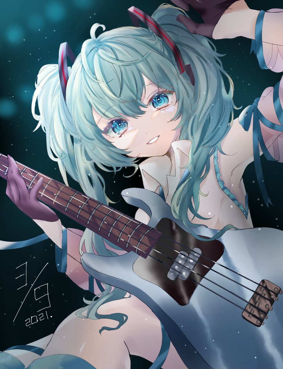 初音ミク 「#ド直球に言いますがフォローしてください
びんじょる
ミクさんやこんなイラストを」|もぶきャらのイラスト